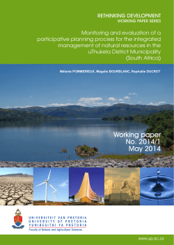 RETHINKING DEVELOPMENT WP 2014-1