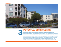 Chapter 3. Potential Constraints