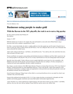 Businesses using purple to make gold