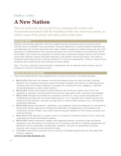 A New Nation