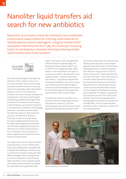 Nanoliter liquid transfers aid search for new antibiotics