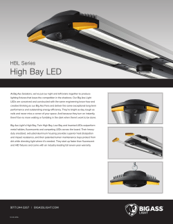 High Bay LED - Big Ass Fans