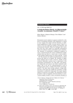 An Oligosaccharide Assembly Accommodates Metal(IV)