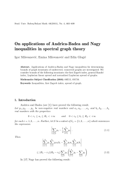 On applications of Andrica-Badea and Nagy inequalities in spectral