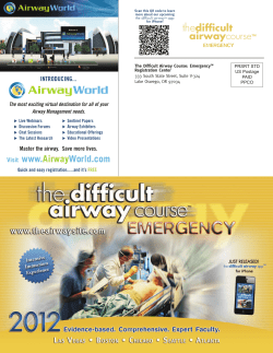 thedifficult airwaycourse&trade;
