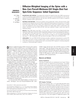 Diffusion-Weighted Imaging of the Spine with a Non–Carr