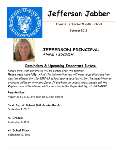 Jefferson Jabber - Jefferson Middle School