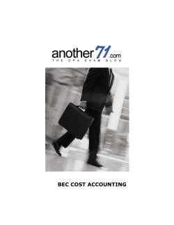 bec cost accounting