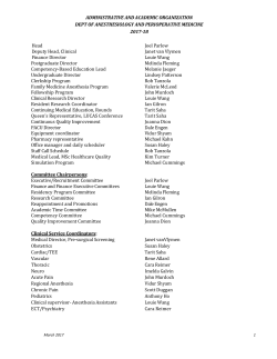 Departmental Structure and Committees
