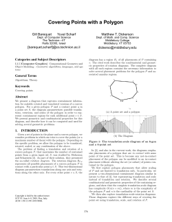 Covering Points with a Polygon