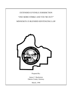Extended Juvenile Jurisdiction