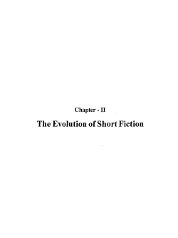 The Evolution of Short Fiction
