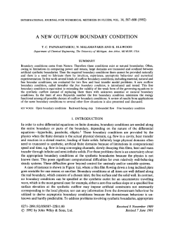 a new outflow boundary condition - Deep Blue