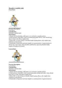 Shoulders (stability ball)