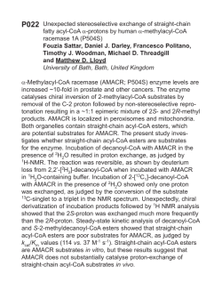 Unexpected stereoselective exchange of straight