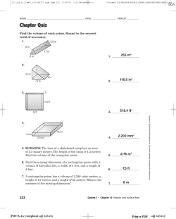 Chapter Quiz