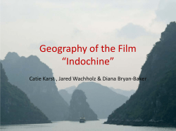 Geography of Film &ldquo;Indochine&rdquo;