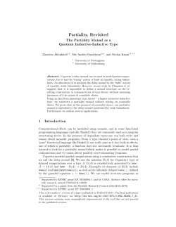 The Partiality Monad as a Quotient Inductive