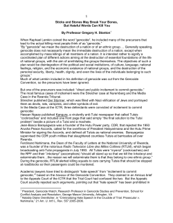 Sticks and Stones May Break Your Bones, But Hateful Words Can