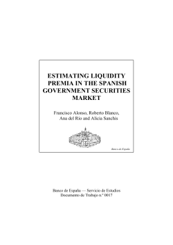 estimating liquidity premia in the spanish