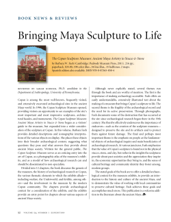 Bringing Maya Sculpture to Life