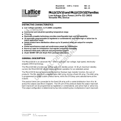 PALLV22V10 and PALLV22V10Z Families Data Sheet