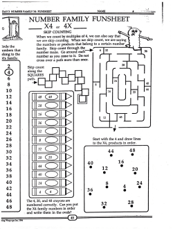 NUMBER FAMILY FUNSHEET