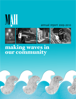 making waves in our community