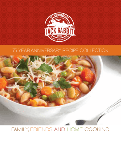 75 year anniversary recipe collection