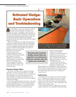 Activated Sludge: Basic Operations and Troubleshooting