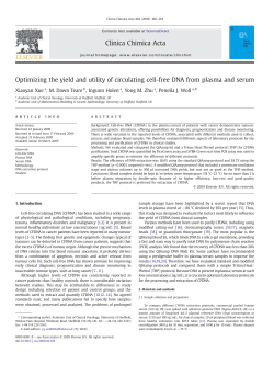 Optimizing the yield and utility of circulating cell