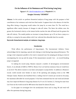 On the Influence of Air Resistance and Wind during Long