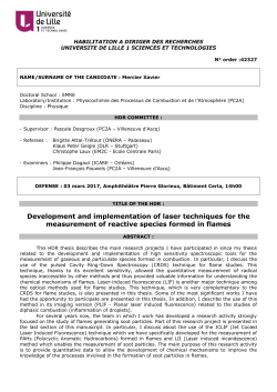 Development and implementation of laser techniques for the