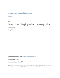 Prospects for Changing Airline Ownership Rules
