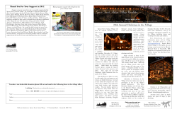 SFAV fall 2012 - Spruce Forest Artisan Village