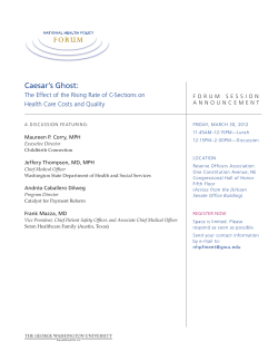 Caesar`s Ghost:The Effect of the Rising Rate of C