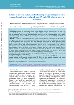 Effects of aerobic and anaerobic training programs together