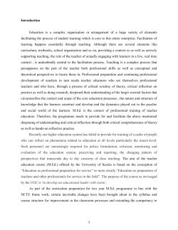 Part II - University of Kerala