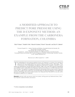 a modified approach to predict pore pressure