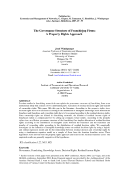 A Property Rights View (Co