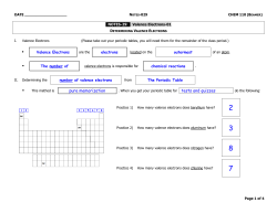 029-Determining Valence Electrons-Prof