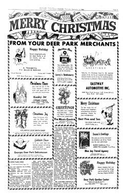 1FROM YOUR DEER PARK MERCHANTS t
