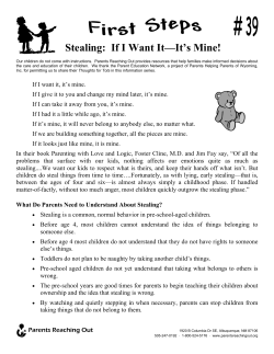39 Stealing - Parents Reaching Out