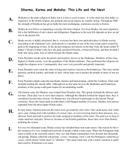 Dharma, Karma and Moksha: This Life and the Next