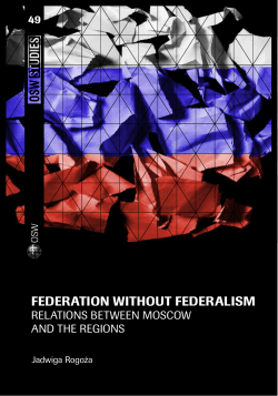 FEDERATION WITHOUT FEDERALISM