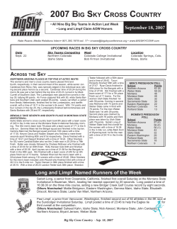 2007 big sky cross country