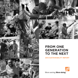 from one generation to the next - Sustainability Disclosure Database