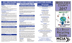 2017 recycling guide and curbside collection