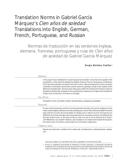 English  - SciELO Colombia