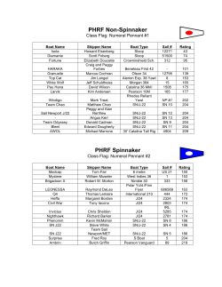 2014 Sail for Hope Scratch Sheet